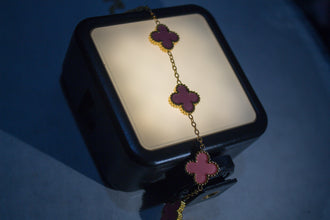 18k Gold-Plated Twilight Clovers
