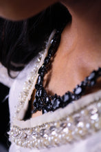 Black Crystal Serenity: The Artisan Necklace