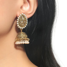 Noorani gold Jhumkas