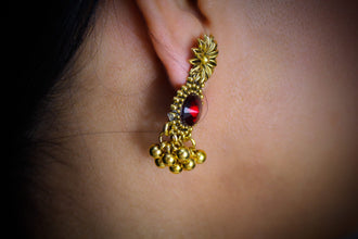 Bollywood themed necklace Set Choker with Earrings Set