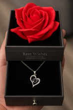 Eternal Rose Heart Pendant Gift Set